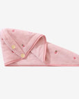 Microfiber Hair Towel for Beauty, Travel, Gifting - Hair Wrap Turban for Straight, Wavy & Curly Hair - Premium Hair Care - Pink