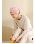 Microfiber Hair Towel for Beauty, Travel, Gifting - Hair Wrap Turban for Straight, Wavy & Curly Hair - Premium Hair Care - Pink