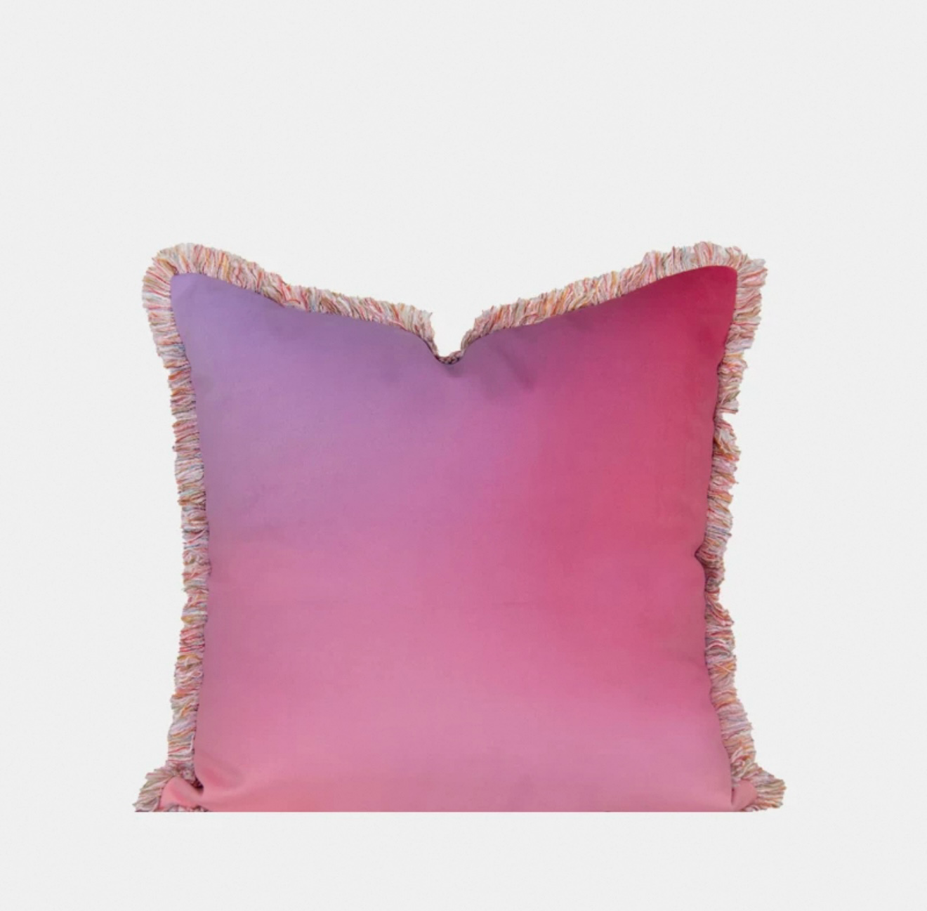 Omnipink Texas Rose,Pink Luxury Velvet Throw Pillow for Living Room Sofa